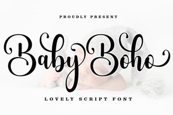 Free Baby Boho Font Downloads & Design Ideas
