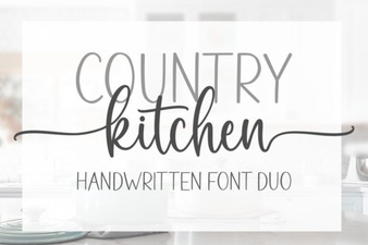 Country Kitchen Font Styles for Creative Projects