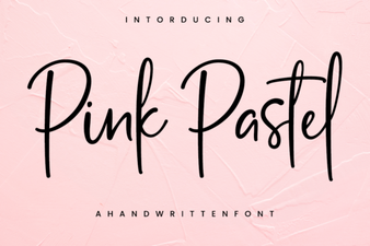 Pink Pastel Fonts for Soft & Creative Designs
