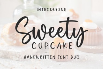 Sweet Cupcake Fonts for Designers